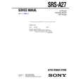 SONY SRSA27 Service Manual cover photo