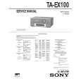 SONY TA-EX100 Service Manual cover photo