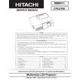 HITACHI CPX270W Service Manual cover photo