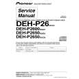 PIONEER DEH-P265012 Service Manual cover photo