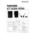 TOSHIBA KT4056 Service Manual cover photo