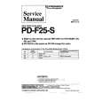 PIONEER PDF25S Service Manual cover photo