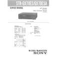 SONY STRGX70ES Service Manual cover photo