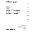 PIONEER DEH-1150MPG/XN/ES Owner's Manual cover photo