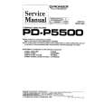 PIONEER PD-P5500 Service Manual cover photo