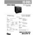 SONY XOD10S Service Manual cover photo