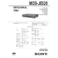 SONY MDSJE520 Service Manual cover photo