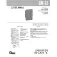 SONY BM18 Service Manual cover photo