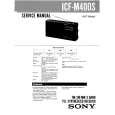 SONY ICFM400S Service Manual cover photo