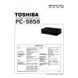 TOSHIBA PC5858 Service Manual cover photo