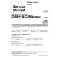 PIONEER DEH6026ZHO2 Service Manual cover photo