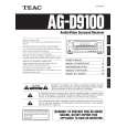 TEAC AG-D9100 Owner's Manual cover photo