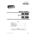 TEAC BX500 Service Manual cover photo