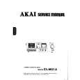 AKAI CSM01A Service Manual cover photo