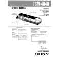 SONY TCM4040 Service Manual cover photo