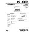 SONY PS-LX300H Service Manual cover photo