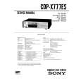 SONY CDPX777ES Service Manual cover photo