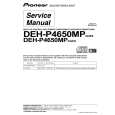 PIONEER DEH-P4650MP-3 Service Manual cover photo