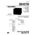 SONY DXAH2750 Service Manual cover photo