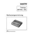 SANYO SANFAX 100 Owner's Manual cover photo