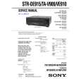 SONY TAVE910 Service Manual cover photo