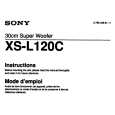 SONY XS-L120C Owner's Manual cover photo