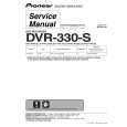 PIONEER DVR-330-S/YPWXV Service Manual cover photo